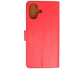 BAOHU Zakelijke Book Case Telefoonhoesje - Portemonnee Hoesje - Geschikt voor de iPhone 16 Plus - Rood