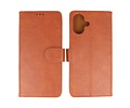 BAOHU Zakelijke Book Case Telefoonhoesje - Portemonnee Hoesje - Geschikt voor de iPhone 16 Plus - Bruin