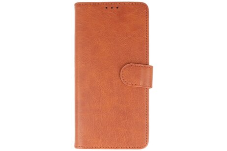 BAOHU Zakelijke Book Case Telefoonhoesje - Portemonnee Hoesje - Geschikt voor de iPhone 16 Plus - Bruin