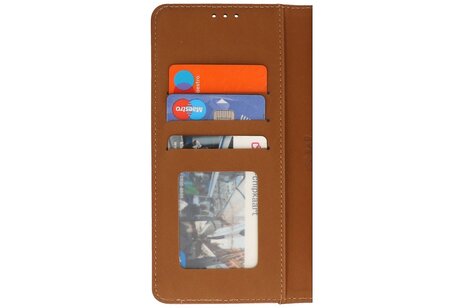 BAOHU Zakelijke Book Case Telefoonhoesje - Portemonnee Hoesje - Geschikt voor de iPhone 16 Plus - Rose Goud