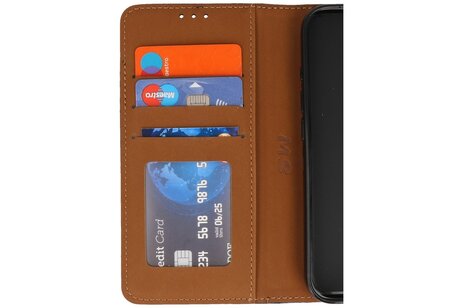 BAOHU Zakelijke Book Case Telefoonhoesje - Portemonnee Hoesje - Geschikt voor de iPhone 16 Pro - Zwart