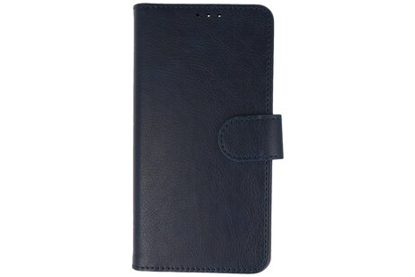 BAOHU Zakelijke Book Case Telefoonhoesje - Portemonnee Hoesje - Geschikt voor de iPhone 16 Pro - Navy