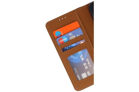 BAOHU Zakelijke Book Case Telefoonhoesje - Portemonnee Hoesje - Geschikt voor de iPhone 16 Pro - Navy