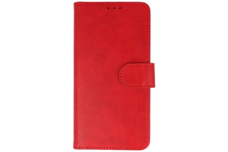 BAOHU Zakelijke Book Case Telefoonhoesje - Portemonnee Hoesje - Geschikt voor de iPhone 16 Pro - Rood