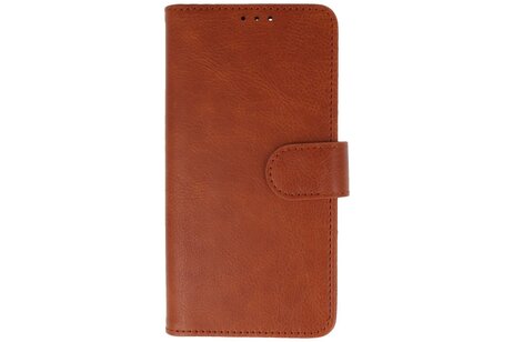 BAOHU Zakelijke Book Case Telefoonhoesje - Portemonnee Hoesje - Geschikt voor de iPhone 16 Pro - Bruin