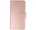 BAOHU Zakelijke Book Case Telefoonhoesje - Portemonnee Hoesje - Geschikt voor de iPhone 16 Pro - Rose Goud