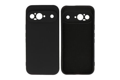 BAOHU Hoesje Geschikt voor de Google Pixel 9 - Fashion Backcover Hoesje - Colorful Telefoonhoesje - Zwart