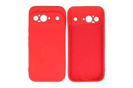BAOHU Hoesje Geschikt voor de Google Pixel 9 - Fashion Backcover Hoesje - Colorful Telefoonhoesje - Rood