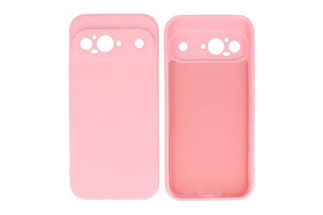 BAOHU Hoesje Geschikt voor de Google Pixel 9 - Fashion Backcover Hoesje - Colorful Telefoonhoesje - Roze