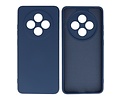 BAOHU Hoesje Geschikt voor de OPPO Reno 12F 5G - Fashion Backcover Hoesje - Colorful Telefoonhoesje - Navy