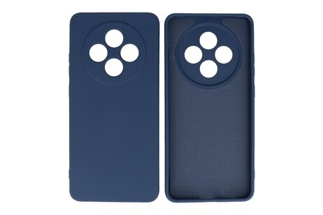 BAOHU Hoesje Geschikt voor de OPPO Reno 12F 5G - Fashion Backcover Hoesje - Colorful Telefoonhoesje - Navy