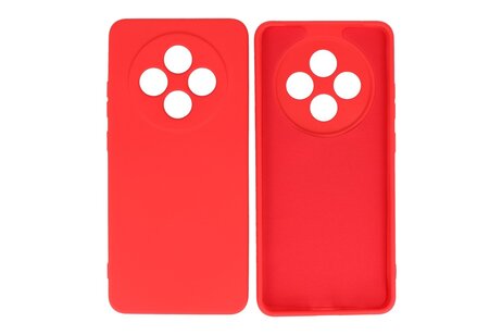 BAOHU Hoesje Geschikt voor de OPPO Reno 12F 5G - Fashion Backcover Hoesje - Colorful Telefoonhoesje - Rood