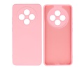 BAOHU Hoesje Geschikt voor de OPPO Reno 12F 5G - Fashion Backcover Hoesje - Colorful Telefoonhoesje - Roze