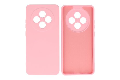 BAOHU Hoesje Geschikt voor de OPPO Reno 12F 5G - Fashion Backcover Hoesje - Colorful Telefoonhoesje - Roze
