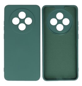 BAOHU Fashion Hoesje voor OPPO Reno 12F 5G Donker Groen