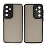BAOHU Mat-Transparent met Camera Beschermer Case voor Samsung Galaxy A35 Zwart