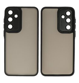 BAOHU Mat-Transparent met Camera Beschermer Case voor Samsung Galaxy A55 Zwart