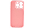 BAOHU Fashion Backcover Telefoonhoesje - Color Hoesje - Geschikt voor iPhone 15 Pro Max - Roze
