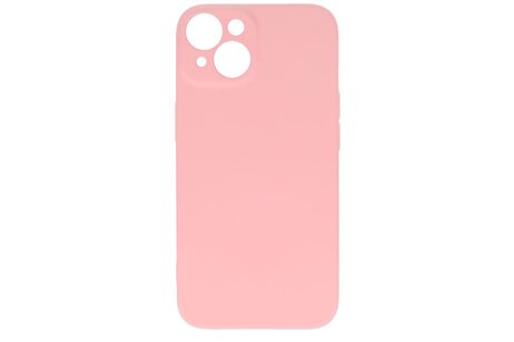 BAOHU Fashion Backcover Telefoonhoesje - Color Hoesje - Geschikt voor iPhone 15 - Roze