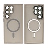 BAOHU Mat-Transparent met Camera Beschermer Magsafe Case voor Samsung Galaxy S24 Ultra Grijs