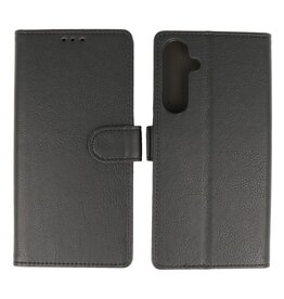 BAOHU Samsung Galaxy A15 Hoesje Book Case Telefoonhoesje Zwart