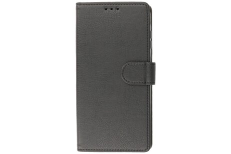 BAOHU Zakelijke Book Case Telefoonhoesje - Portemonnee Hoesje - Geschikt voor de Samsung Galaxy A15 - Zwart