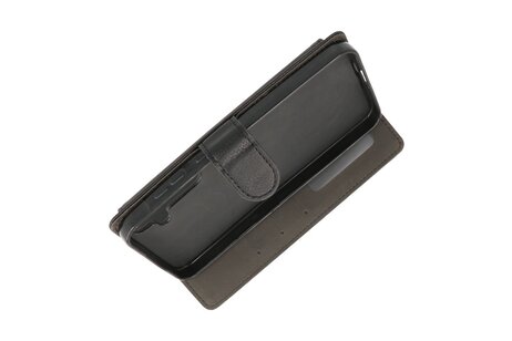 BAOHU Zakelijke Book Case Telefoonhoesje - Portemonnee Hoesje - Geschikt voor de Samsung Galaxy A15 - Zwart