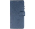 BAOHU Zakelijke Book Case Telefoonhoesje - Portemonnee Hoesje - Geschikt voor de Samsung Galaxy A15 - Navy
