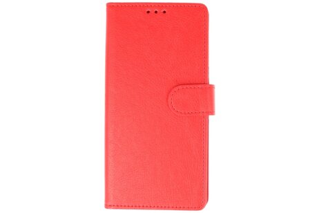 BAOHU Zakelijke Book Case Telefoonhoesje - Portemonnee Hoesje - Geschikt voor de Samsung Galaxy A15 - Rood