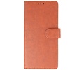 BAOHU Zakelijke Book Case Telefoonhoesje - Portemonnee Hoesje - Geschikt voor de Samsung Galaxy A15 - Bruin