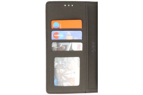 BAOHU Zakelijke Book Case Telefoonhoesje - Portemonnee Hoesje - Geschikt voor de Samsung Galaxy S24 FE - Zwart