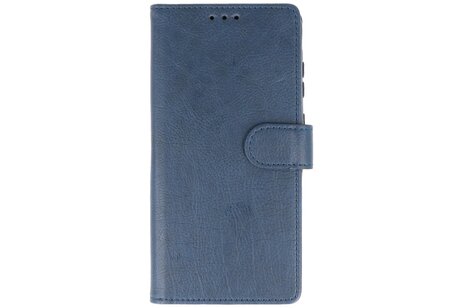 BAOHU Zakelijke Book Case Telefoonhoesje - Portemonnee Hoesje - Geschikt voor de Samsung Galaxy S24 FE - Navy