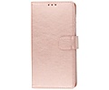 BAOHU Zakelijke Book Case Telefoonhoesje - Portemonnee Hoesje - Geschikt voor de Samsung Galaxy S24 FE - Rose Goud