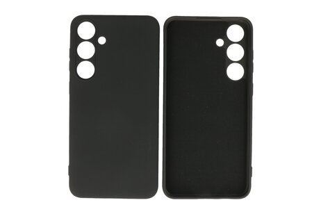 BAOHU Fashion Backcover Telefoonhoesje - Color Hoesje - Geschikt voor de Samsung Galaxy S24 FE - Zwart