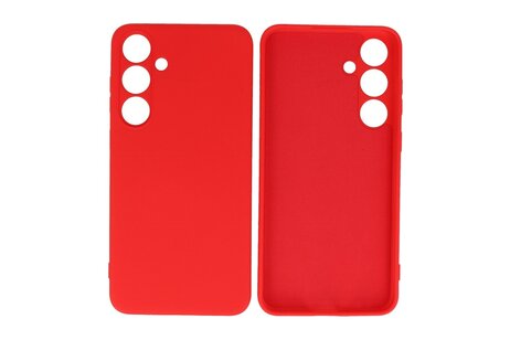 BAOHU Fashion Backcover Telefoonhoesje - Color Hoesje - Geschikt voor de Samsung Galaxy S24 FE - Rood