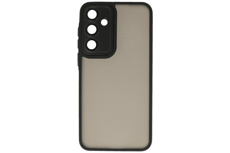 Hoesje Geschikt voor de Samsung Galaxy A26 - Mat-Transparent met Camera Beschermer Case - Zwart