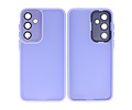 Hoesje Geschikt voor de Samsung Galaxy A26 - Mat-Transparent met Camera Beschermer Case - Paars
