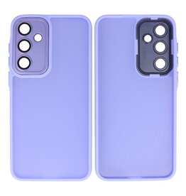 Mat-Transparent met Camera Beschermer Case voor Samsung Galaxy A26 Paars