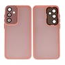 Mat-Transparent met Camera Beschermer Case voor Samsung Galaxy A26 Roze
