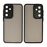 Mat-Transparent met Camera Beschermer Case voor Samsung Galaxy A36 - A56 Zwart