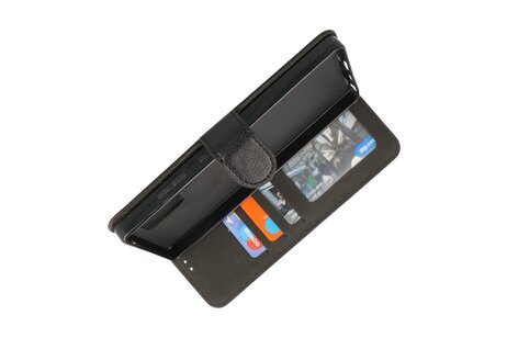 Zakelijke Book Case Telefoonhoesje - Portemonnee Hoesje - Geschikt voor de Samsung Galaxy S25 Ultra - Zwart