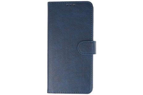 Zakelijke Book Case Telefoonhoesje - Portemonnee Hoesje - Geschikt voor de Samsung Galaxy S25 Ultra - Navy