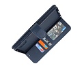 Zakelijke Book Case Telefoonhoesje - Portemonnee Hoesje - Geschikt voor de Samsung Galaxy S25 Ultra - Navy