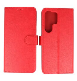 Samsung Galaxy S25 Ultra Hoesje Book Case Telefoonhoesje Rood