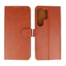 Samsung Galaxy S25 Ultra Hoesje Book Case Telefoonhoesje Bruin