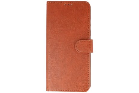 Zakelijke Book Case Telefoonhoesje - Portemonnee Hoesje - Geschikt voor de Samsung Galaxy S25 Ultra - Bruin