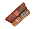 Zakelijke Book Case Telefoonhoesje - Portemonnee Hoesje - Geschikt voor de Samsung Galaxy S25 Ultra - Bruin
