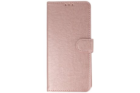 Zakelijke Book Case Telefoonhoesje - Portemonnee Hoesje - Geschikt voor de Samsung Galaxy S25 Ultra - Rose Goud