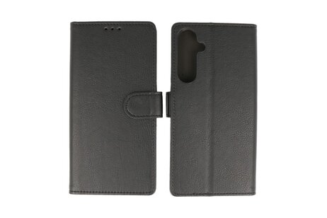 BAOHU Zakelijke Book Case Telefoonhoesje - Portemonnee Hoesje - Geschikt voor de Samsung Galaxy S24 Plus - S25 Plus - Zwart