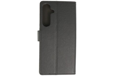 BAOHU Zakelijke Book Case Telefoonhoesje - Portemonnee Hoesje - Geschikt voor de Samsung Galaxy S24 Plus - S25 Plus - Zwart